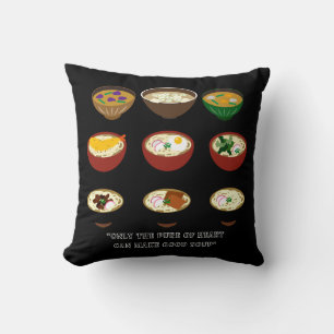 Soup Galore Design  Throw Pillow