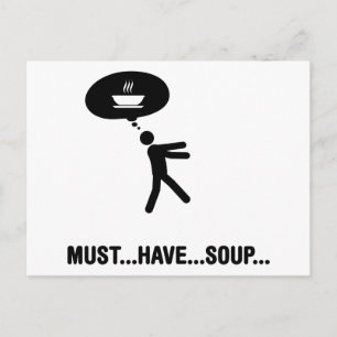 Soup Lover Postcard