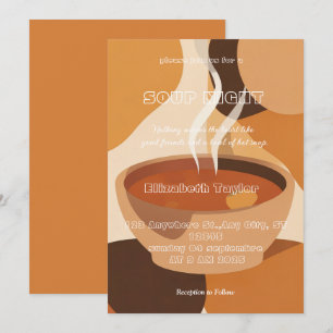 Soup Night Dinner Party Invitations