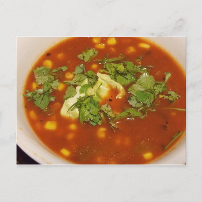 Soup with Cilantro Card (Front)