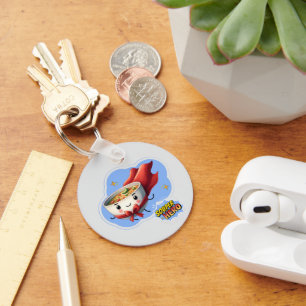 Souper Hero, Super Hero Soup Pun Key Ring