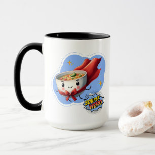 Souper Hero, Super Hero Soup Pun Mug