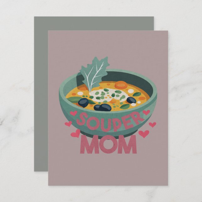 Souper Mum Card (Front/Back)