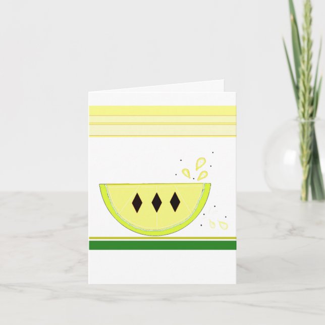 Sour Lemon Notecard (Front)