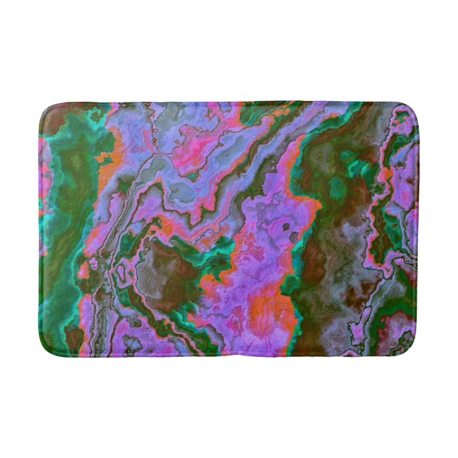 Sour Marble  Bath Mat (Front)