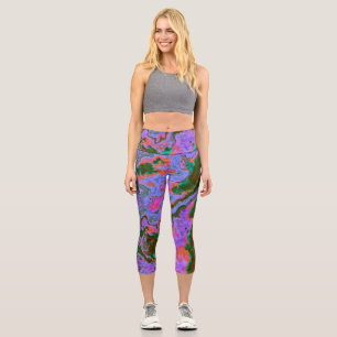 Sour Marble  Capri Leggings