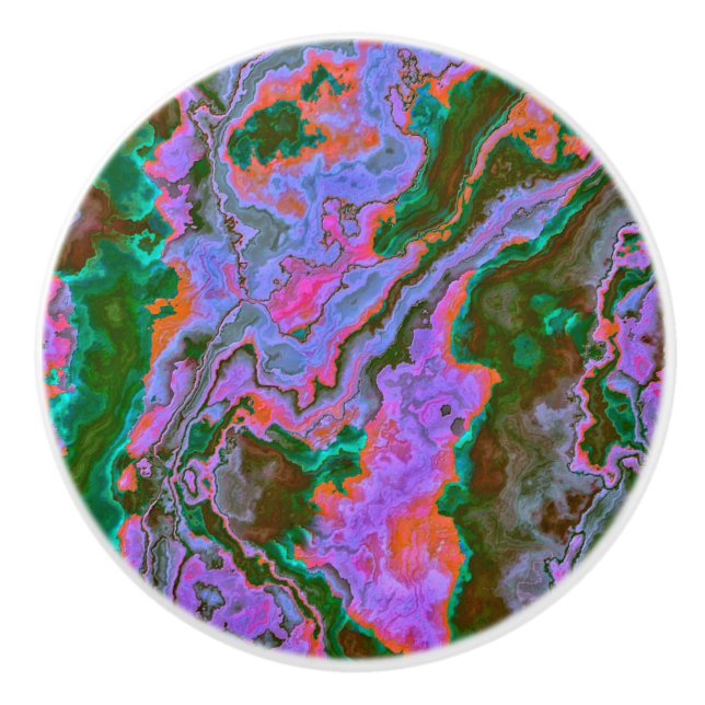 Sour Marble  Ceramic Knob (Front)