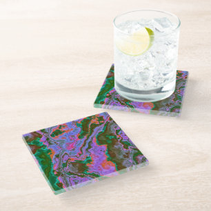 Sour Marble  Glass Coaster