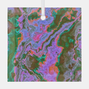 Sour Marble   Glass Tree Decoration