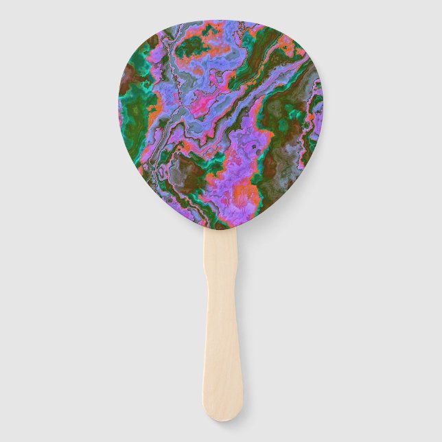 Sour Marble  Hand Fan (Front)
