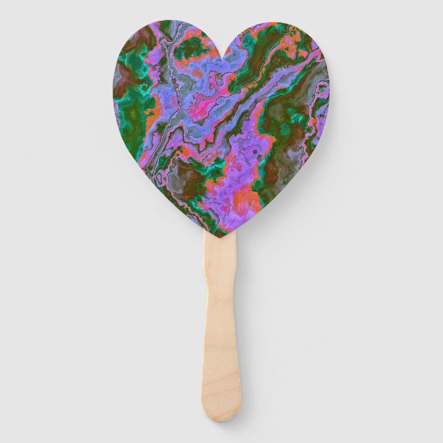 Sour Marble  Hand Fan (Front)