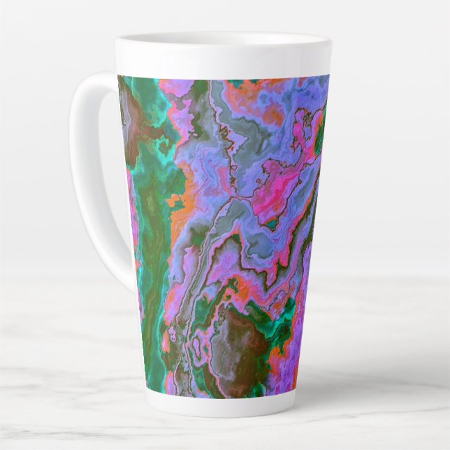 Sour Marble  Latte Mug (Left Angle)