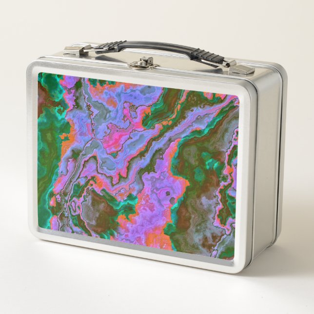 Sour Marble  Metal Lunch Box (Front)