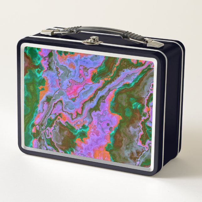 Sour Marble  Metal Lunch Box (Front)