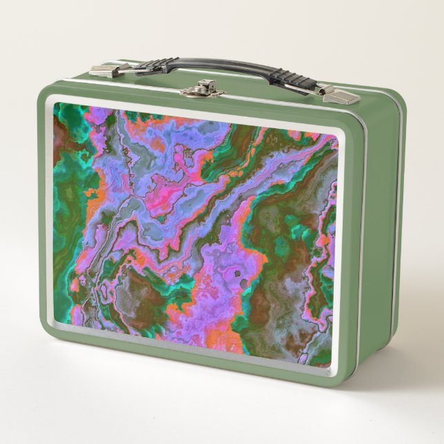 Sour Marble  Metal Lunch Box (Front)
