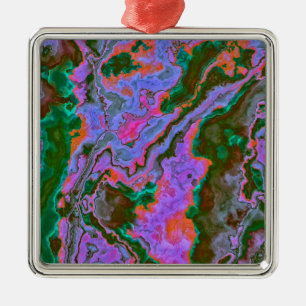 Sour Marble   Metal Ornament