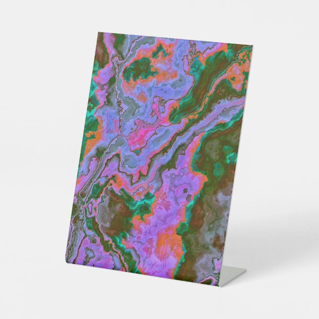 Sour Marble  Pedestal Sign (Front)