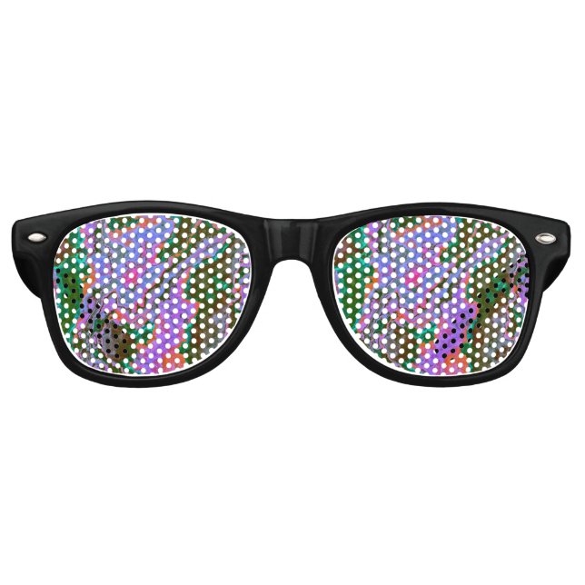 Sour Marble  Retro Sunglasses (Front)