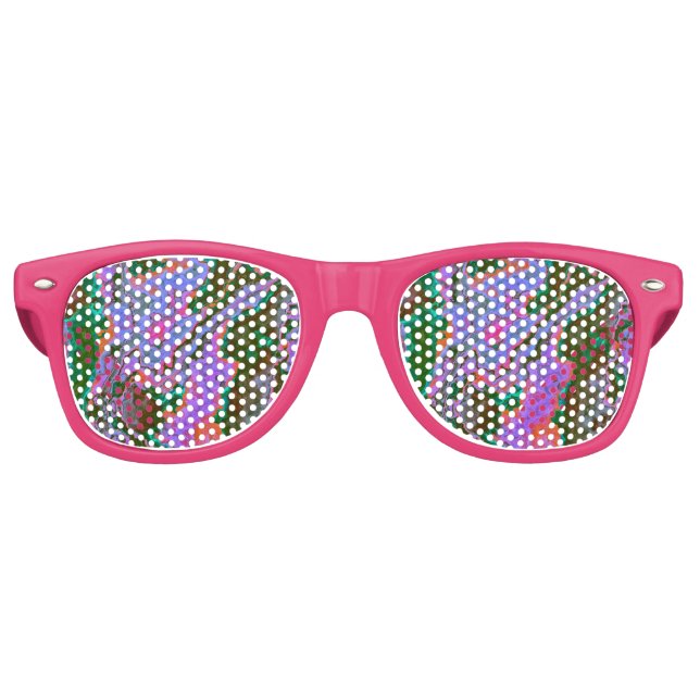 Sour Marble  Retro Sunglasses (Front)
