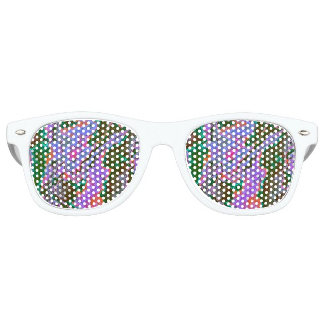 Sour Marble  Retro Sunglasses (Front)