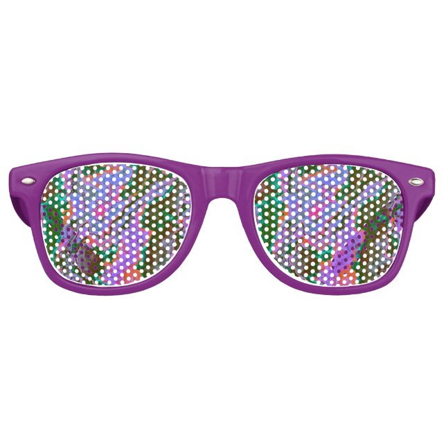 Sour Marble  Retro Sunglasses (Front)