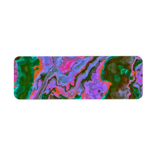 Sour Marble  Return Address Label