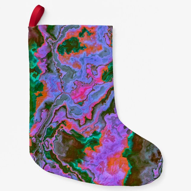 Sour Marble  Small Christmas Stocking (Front)