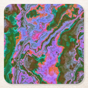 Sour Marble Square Paper Coaster