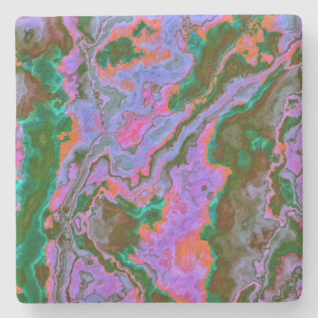 Sour Marble  Stone Coaster (Front)
