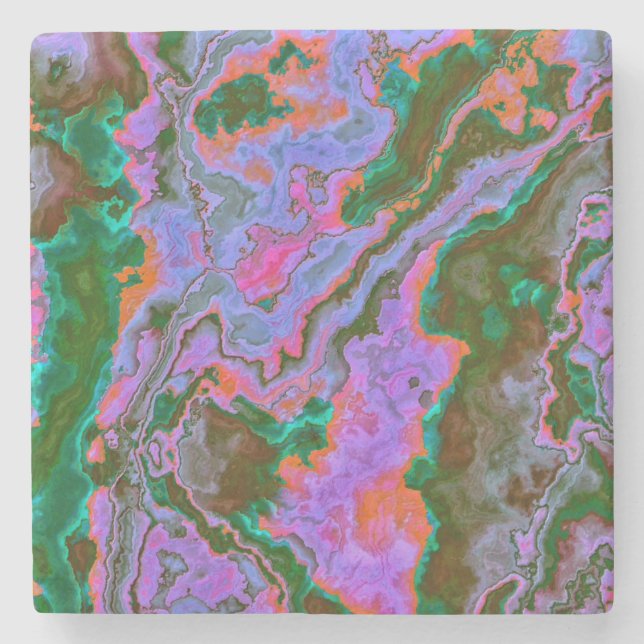 Sour Marble  Stone Coaster (Front)