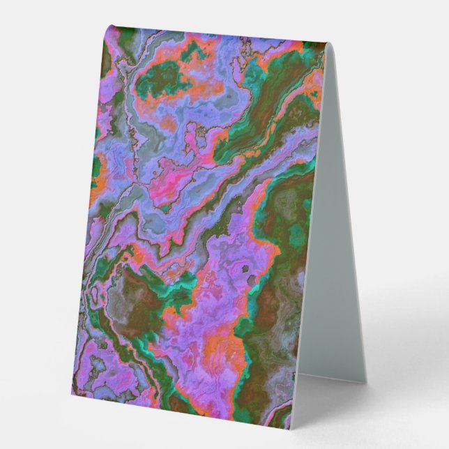 Sour Marble  Table Tent Sign (Front)