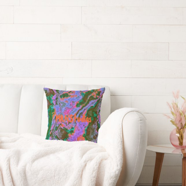 Sour Marble  Throw Pillow (Couch)