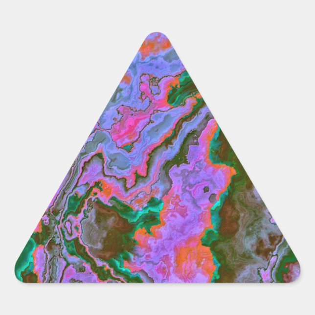 Sour Marble   Triangle Sticker (Front)