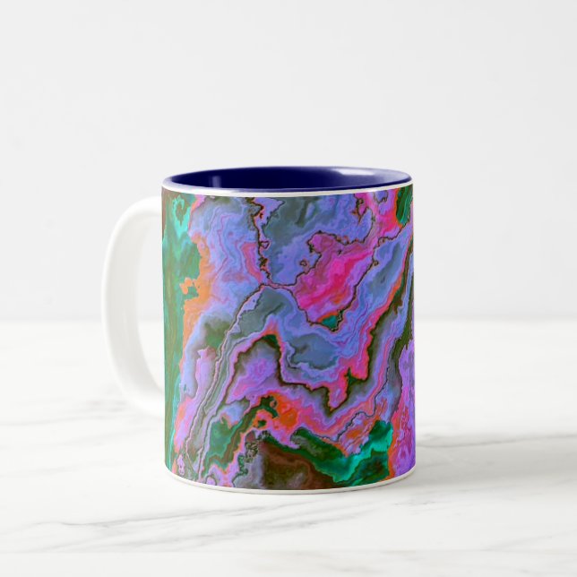 Sour Marble   Two-Tone Coffee Mug (Front Left)