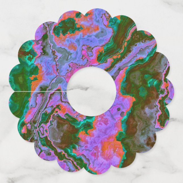 Sour Marble  Wine Glass Tag (Front)