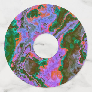 Sour Marble Wine Glass Tag