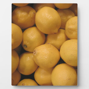 Sour Yellow Lemons Plaque