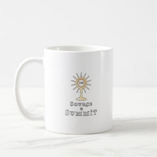 Source and Summit: Holy Eucharist   Coffee Mug