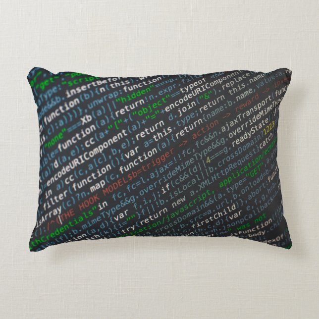 Source codes screenshot decorative cushion (Front)
