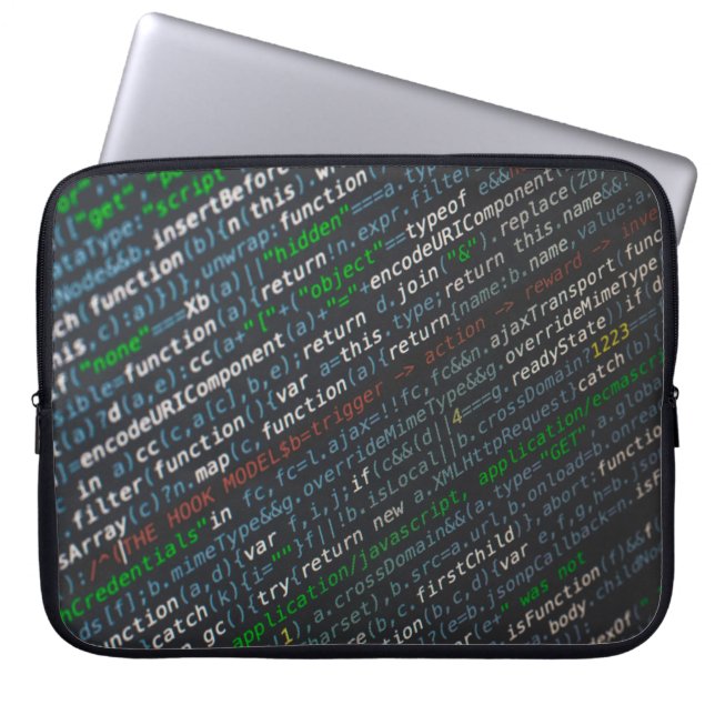 Source codes screenshot laptop sleeve (Front)
