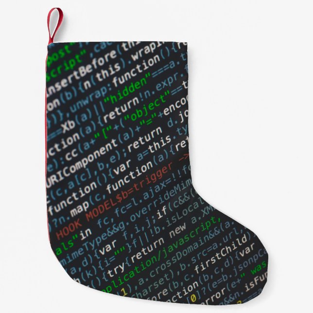Source codes screenshot small christmas stocking (Front)