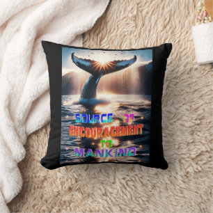 Source Of Encouragement To Mankind Cushion
