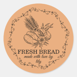 Sourdough Bread Baking Classic Round Sticker