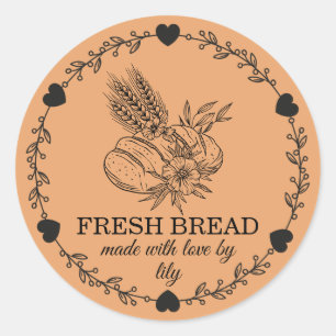 Sourdough Bread Baking Classic Round Sticker