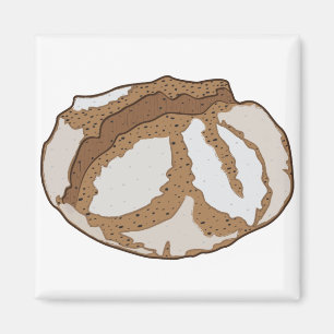 Sourdough Bread Loaf Magnet