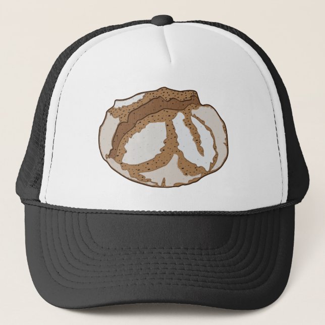Sourdough Bread Loaf Trucker Hat (Front)
