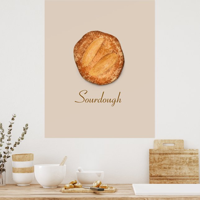 Sourdough Bread Poster (Kitchen)