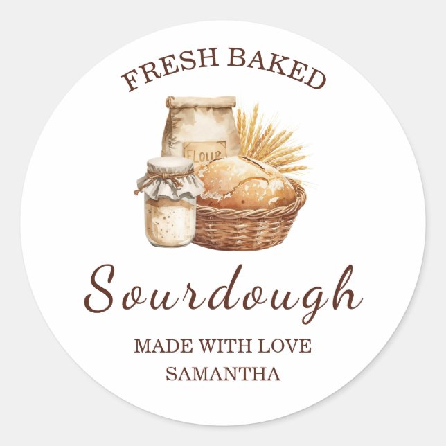 Sourdough Bread Sticker (Front)