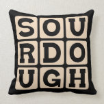 Sourdough, San Francisco Bread Cushion<br><div class="desc">Square SOURDOUGH</div>
