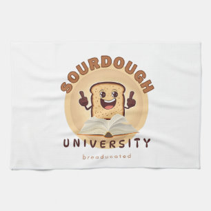 Sourdough University Breaducated Tea Towel